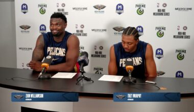 Zion Williamson & Trey Murphy Recap Win vs. Melbourne United