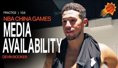 Devin Booker Practice Media Availability | Phoenix Suns at NBA China Games 2025