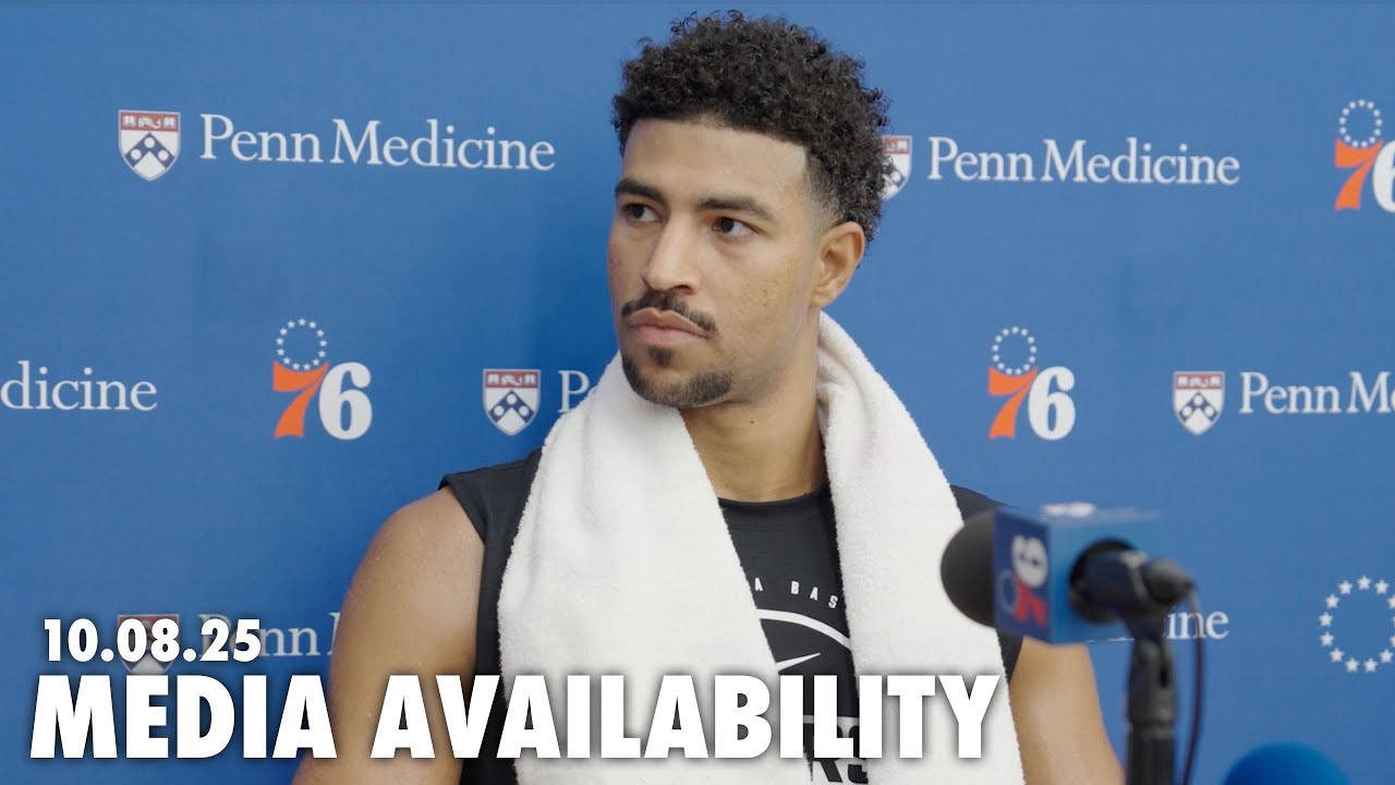 Philadelphia 76ers Practice Media Availability | Quentin Grimes | 10.08.25