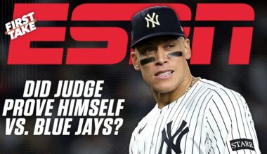 Stephen A. CANNOT CONTAIN HIS EXCITEMENT over the New York Yankees' ALDS win 🙌 | First Take