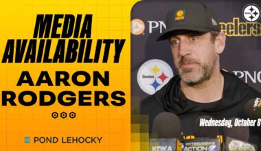 Aaron Rodgers Media Availability (Oct. 8) | Pittsburgh Steelers