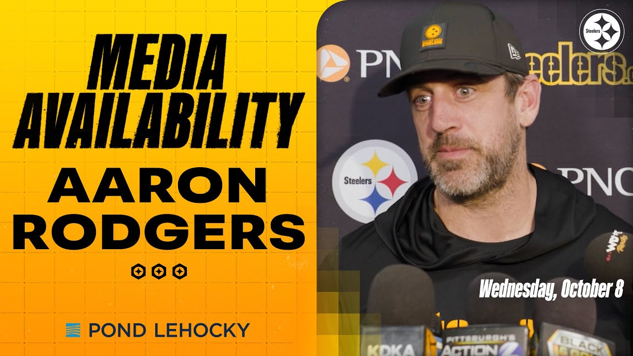 Aaron Rodgers Media Availability (Oct. 8) | Pittsburgh Steelers