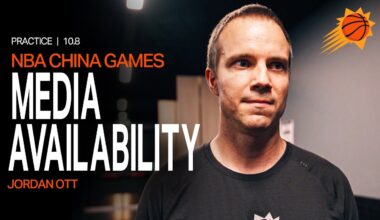 Jordan Ott Practice Media Availability | Phoenix Suns at NBA China Games 2025