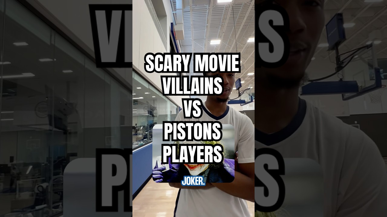 Movie villains vs Pistons players who - who y’all got? 👀 #nba #detroitpistons
