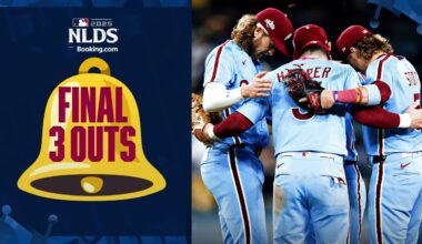 FINAL 3 OUTS: Shohei Ohtani makes final out as Phillies force Game 4 of the 2025 NLDS!