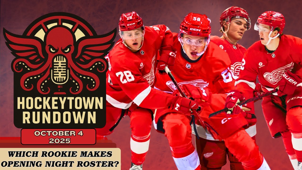 DETROIT RED WINGS ROOKIE WATCH: WHO MAKES THE OPENING NIGHT ROSTER?
