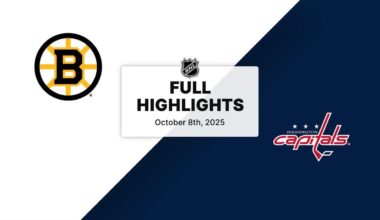 NHL Highlights | Bruins vs. Capitals | October 08, 2025