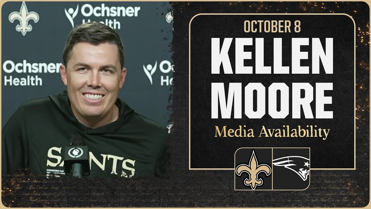 Kellen Moore on preparations for New England Patriots | New Orleans Saints