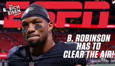 Bijan Robinson shares what he's IMPROVING ON with his Falcons teammates 🤝 | The Rich Eisen Show