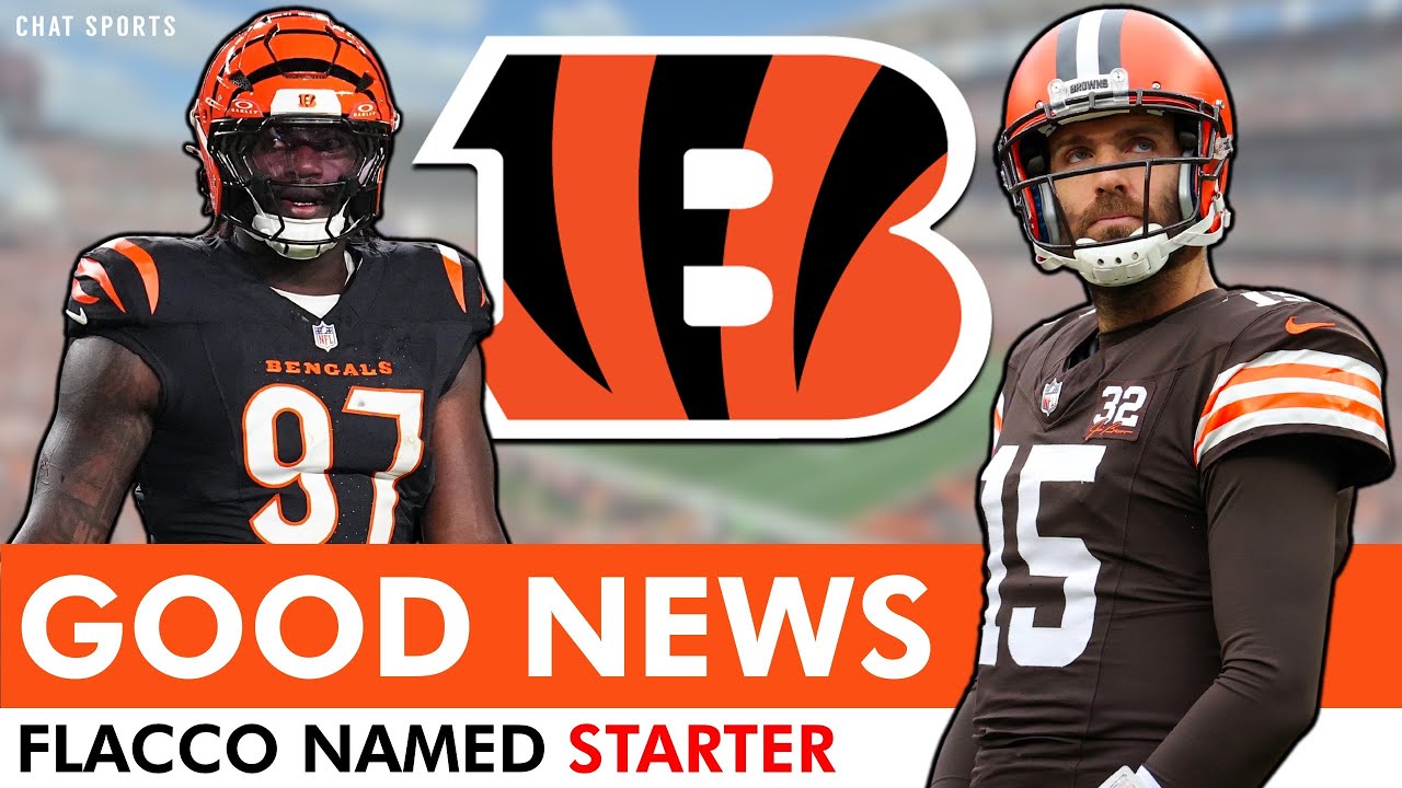 Bengals Get A BUNCH of Good News On Joe Flacco Starting + Shemar Stewart & Lucas Patrick Injuries