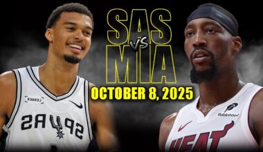 San Antonio Spurs vs Miami Heat Full Game Highlights - October 8, 2025 | NBA Preseason
