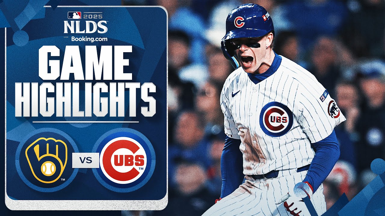 Brewers vs. Cubs NLDS Game 3 Highlights (10/8/25) | MLB Highlights