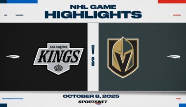NHL Highlights | Kings vs. Golden Knights - October 8, 2025