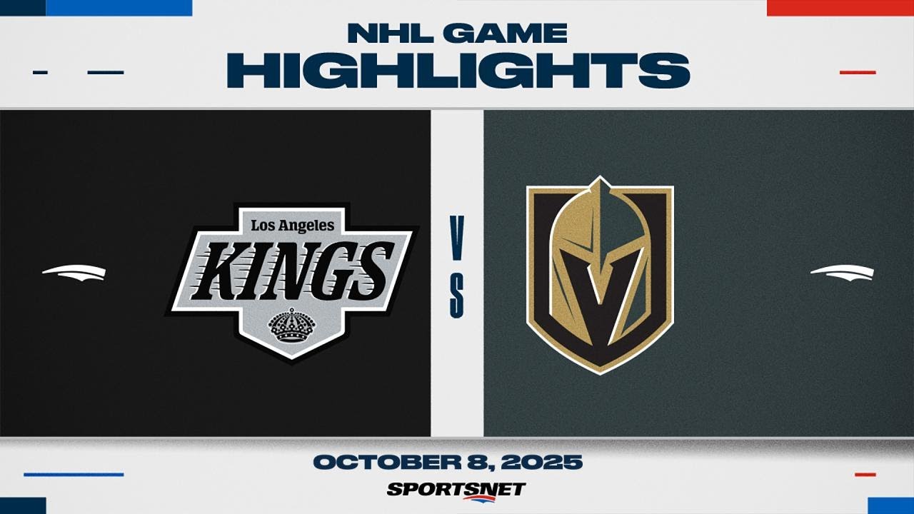 NHL Highlights | Kings vs. Golden Knights - October 8, 2025