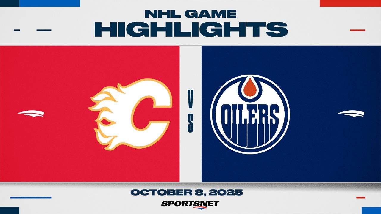 NHL Highlights | Flames vs. Oilers - October 8, 2025