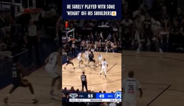 Zion Williamson showed a glimpse of what he can do💪 WHEN NOT INJURED and… with LESS WEIGHT to carry😎