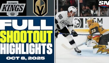 Los Angeles Kings at Vegas Golden Knights | FULL Shootout highlights - October 8, 2025