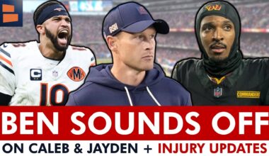 Ben Johnson SOUNDS OFF On Caleb Williams & Jayden Daniels + Latest Chicago Bears Injury News