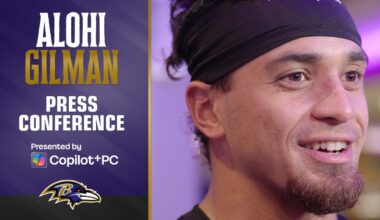 Alohi Gilman on Joining the Ravens | Baltimore Ravens