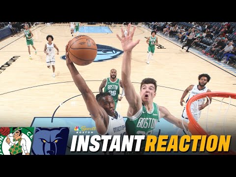 INSTANT REACTION: C's newcomers creating 'A TON OF HYPE' after impressive preseason-opening win 😤