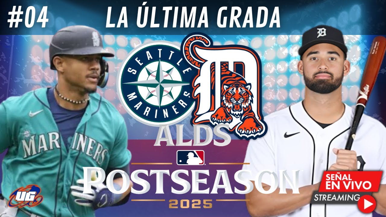 🔴 EN VIVO: Seattle Mariners Vs Detroit Tigers - MLB - SERIE DIVISIONAL / JUEGO 4
