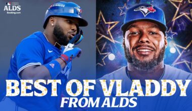 COMING THROUGH FOR THE SIX! Vladimir Guerrero Jr. goes 9-for-17 with 3 HR and 9 RBI in ALDS 🤯