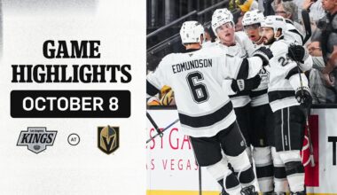 HIGHLIGHTS: LA Kings at Vegas Golden Knights | 10.08.25