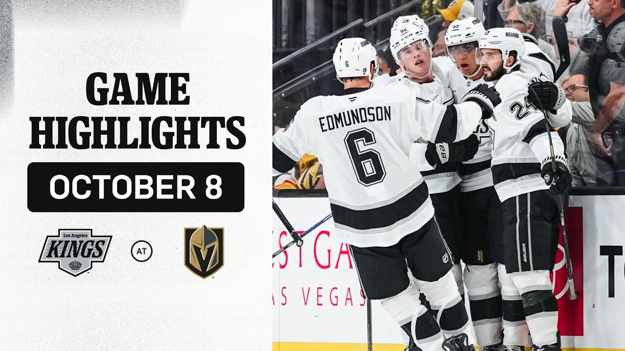 HIGHLIGHTS: LA Kings at Vegas Golden Knights | 10.08.25