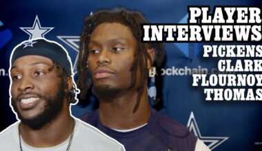 "Back It Up" Cowboys Players Talk Panthers Week | Player Interviews