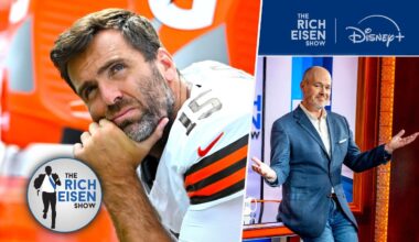 Rich Eisen Reacts to the Bengals Already Naming Joe Flacco Their Week 6 Starter over Jake Browning