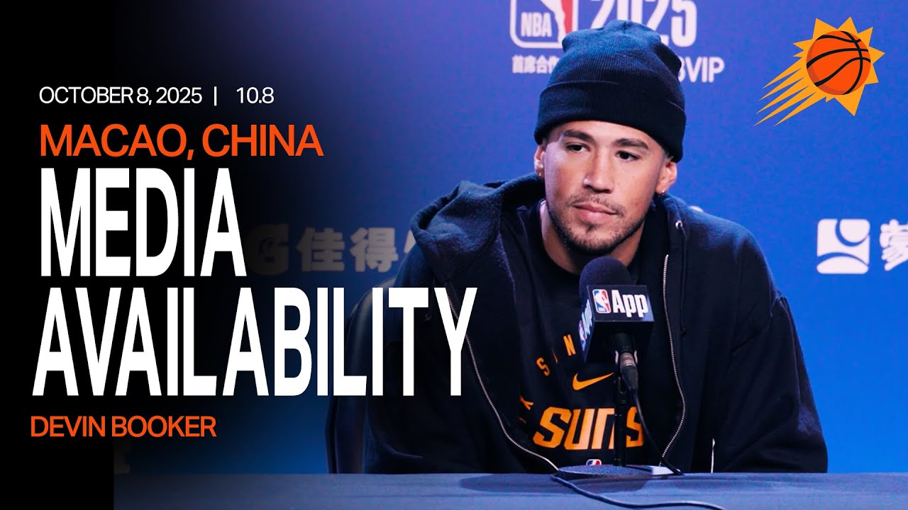 Devin Booker Macao, China Media Availability | Phoenix Suns | Talks the experience, team, and more