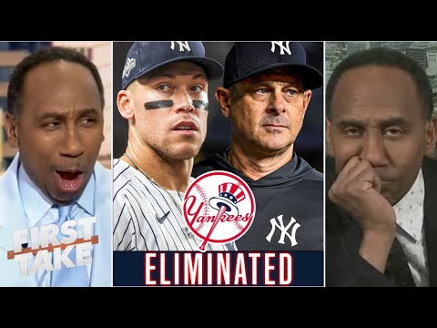 FIRST TAKE | Hahaha Yankees LOSE - Stephen A. GOES OFF on New York Yankees eliminated by Blue Jays