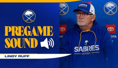 "We Have To Be Ready Early" | Lindy Ruff Ahead Of Season Opener | Buffalo Sabres