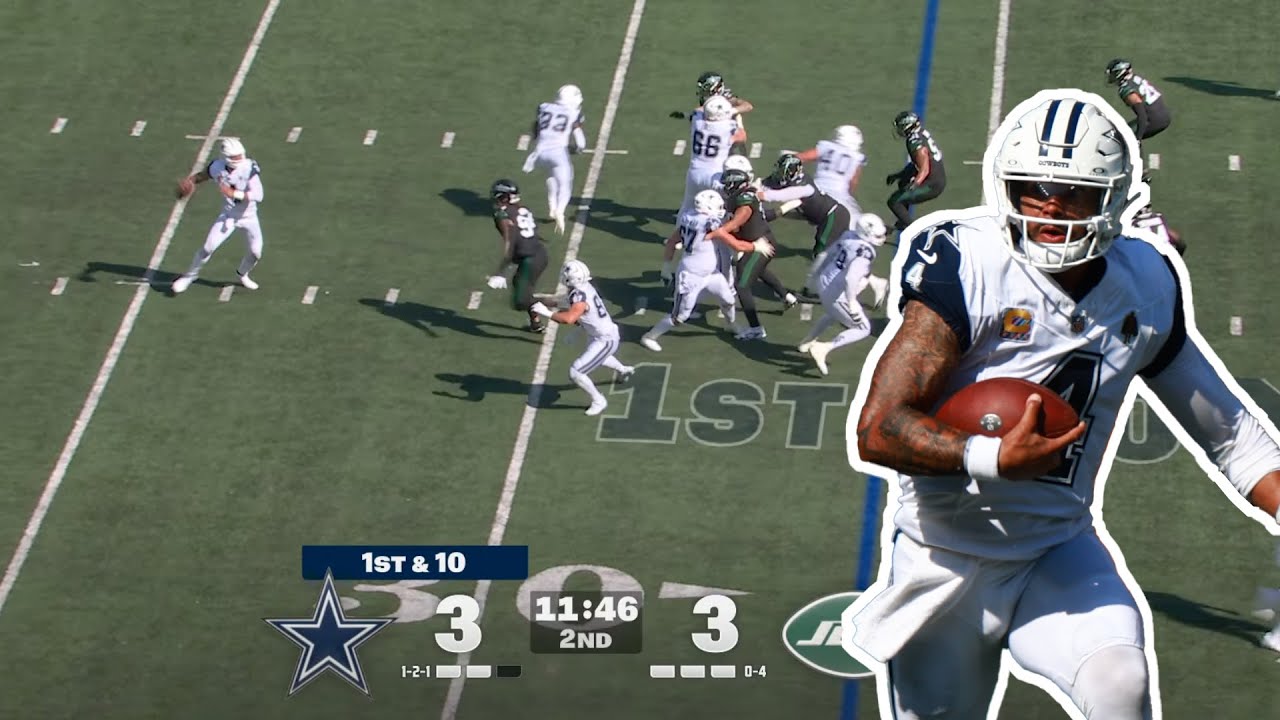 Best Plays from Dak Prescott's BIG DAY vs Jets | Highlights