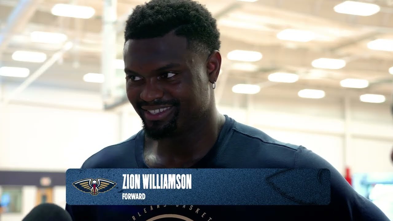Zion Williamson talks Jordan Poole, Australian Fans | New Orleans Pelicans