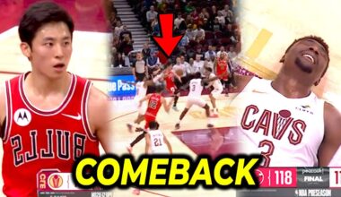 Lupit ng debut sa Bulls ni Yuki Kawamura, EPIC COMEBACK! | Kahit pre-season CHOKE ang Cavs!