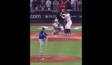 #Repost @mlbAARON JUDGE OFF THE FOUL POLE!TIE GAME!!! #ALDS