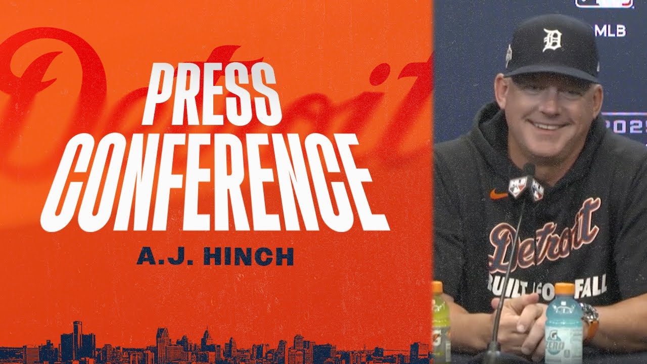 Postseason Press Conference: A.J. Hinch on Tigers ALDS Game 4 Win in Detroit | 10/8/25