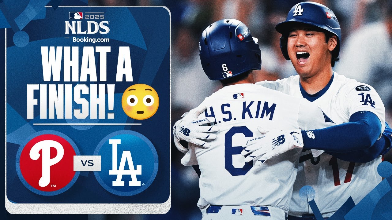 THRILLING FINISH: Dodgers advance to the NLCS after a DRAMATIC play at the plate! 💪
