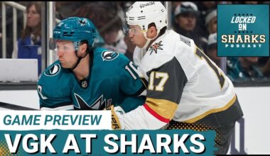 Sharks Face GOLDEN KNIGHTS in Season Opener | Can San Jose's New Defense STOP Vegas?