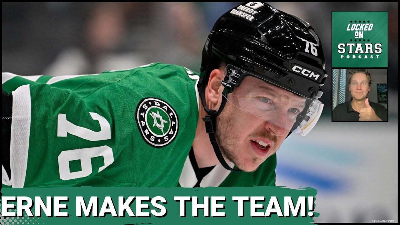 Adam Erne Earns Contract with Dallas: Stars Roster is Complete Ahead of Winnipeg Clash!