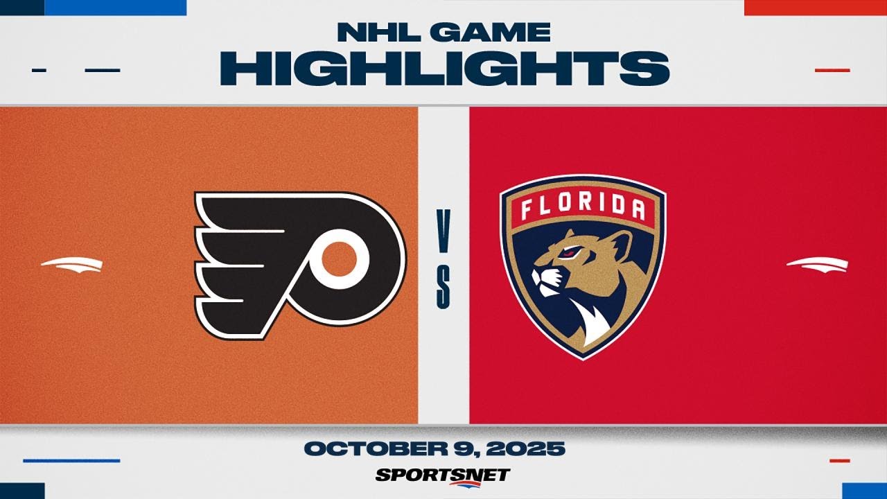 NHL Highlights | Flyers vs. Panthers - October 9, 2025