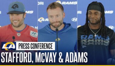 Matthew Stafford & Davante Adams On Mini-Bye Week; Sean McVay Talks Puka Nacua's Strengths & More