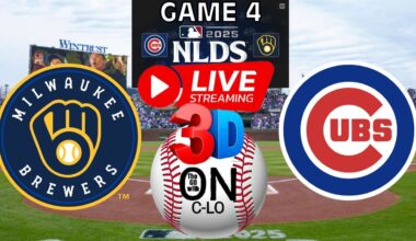 🔴Chicago Cubs vs Milwaukee Brewers. Live NLDS MLB Baseball. Play by Play 3D Presentation & More!