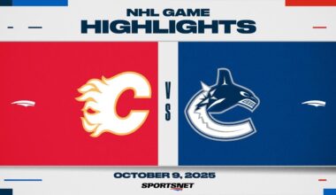 NHL Highlights | Flames vs. Canucks - October 9, 2025
