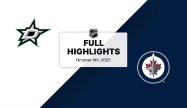 NHL Highlights | Stars vs. Jets | October 09, 2025