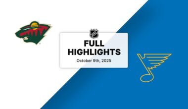 NHL Highlights | Wild vs. Blues | October 09, 2025