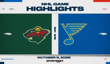 NHL Highlights | Wild vs. Blues - October 9, 2025