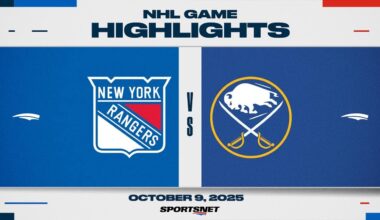 NHL Highlights | Rangers vs. Sabres - October 9, 2025