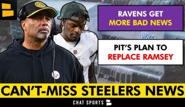 Steelers News: The Ravens Just Got MORE BAD NEWS + How PIT Plans To Replace Jalen Ramsey This Week